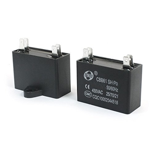 Plastic square capacitors